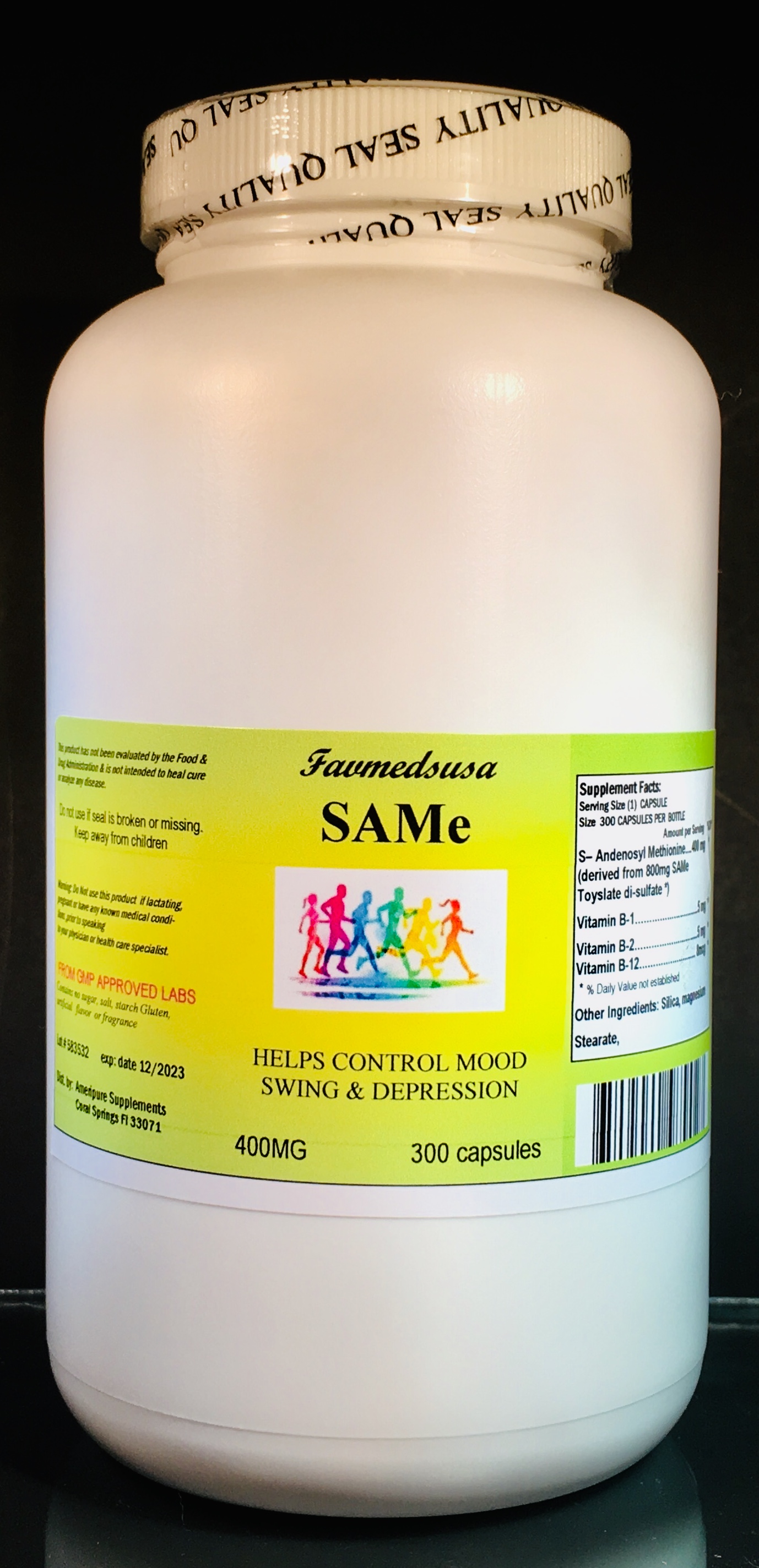 SAM-e 400mg - 300 capsules